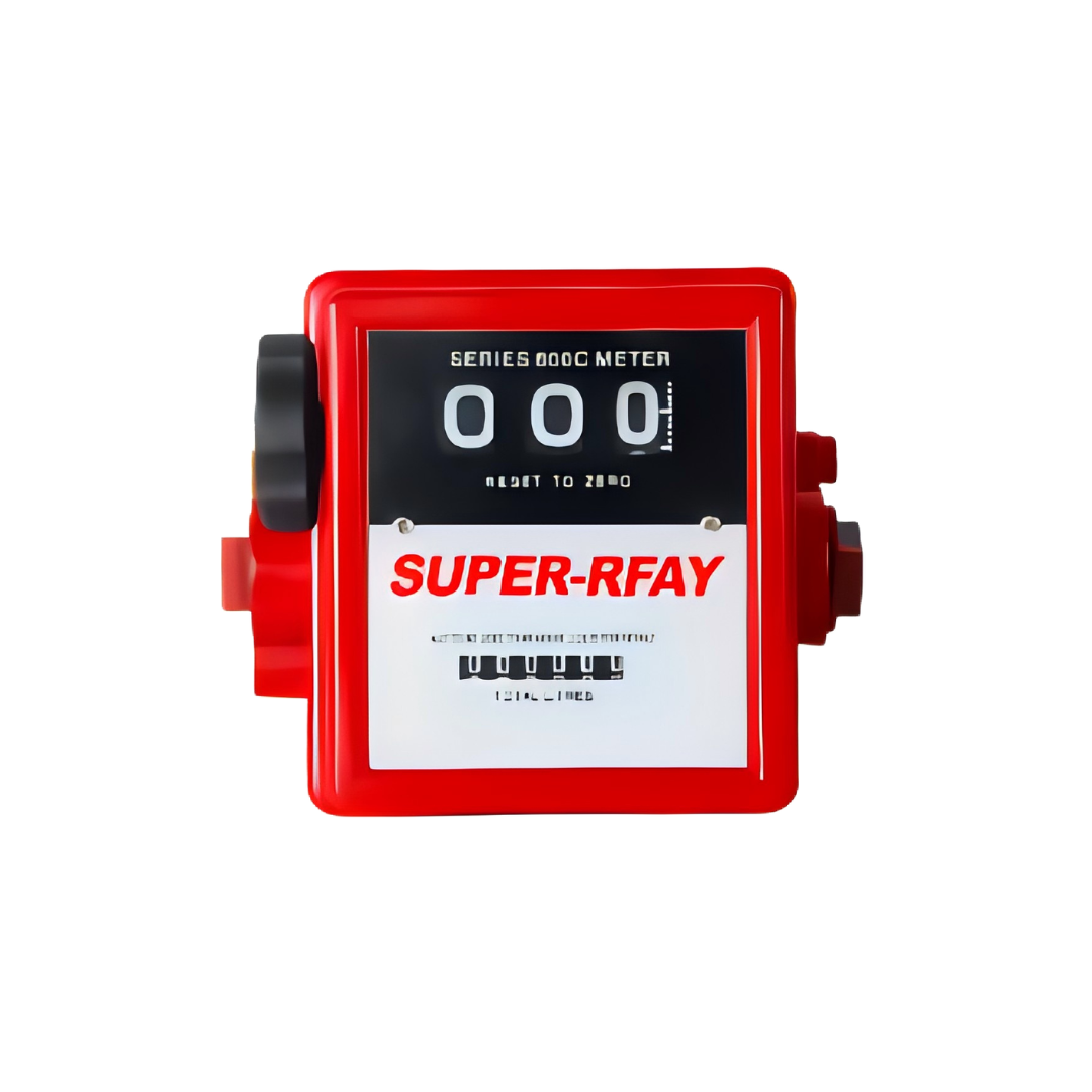 3 Digit Aluminum Mechanical Fuel Flow Meter